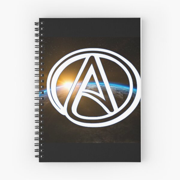 Item preview, Atheist logo with Planet Design designed and sold by Wildjourne.