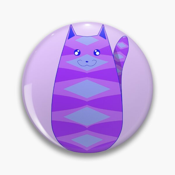 Item preview, A blue happy cat with purple  designed and sold by tusklik.