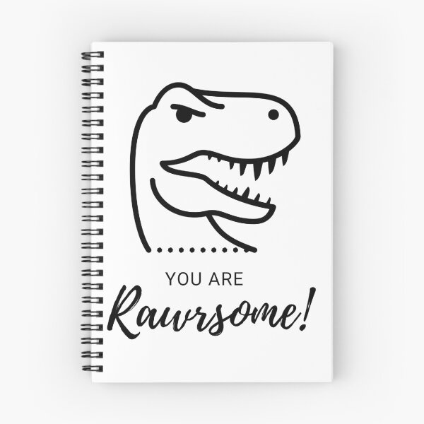 Item preview, Minimalist Modern Dinosaur inspired Rawrsome! Art designed and sold by TriadArtDesign.
