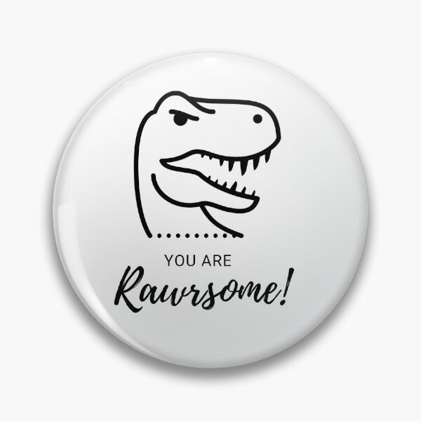 Item preview, Minimalist Modern Dinosaur inspired Rawrsome! Art designed and sold by TriadArtDesign.