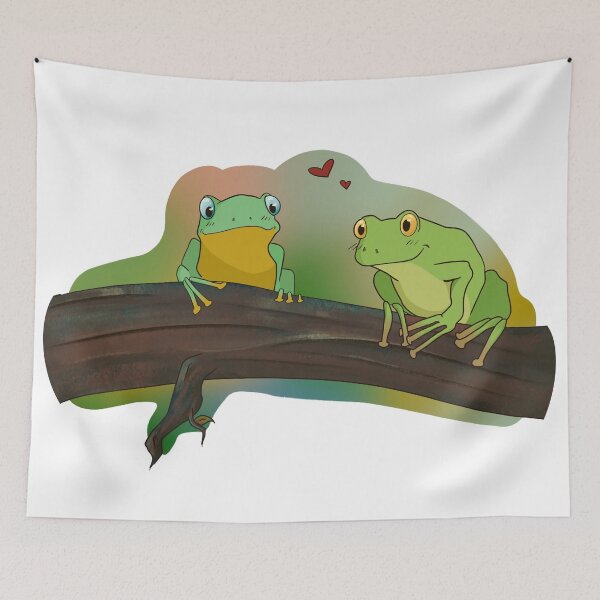 Item preview, cute lil tree frogs  designed and sold by berryteadraws.
