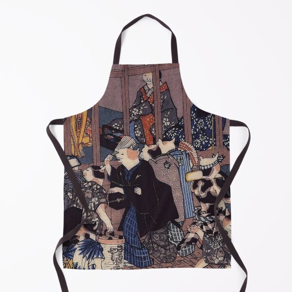 Item preview, Utagawa Hiroshige Japanese Woodblock Cats designed and sold by Epitome Girl.