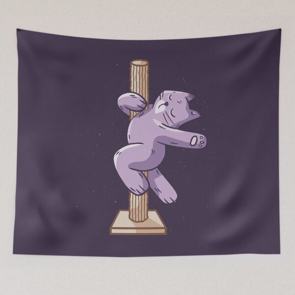 Item preview, Pole Dancing Cat designed and sold by cutenfunny.