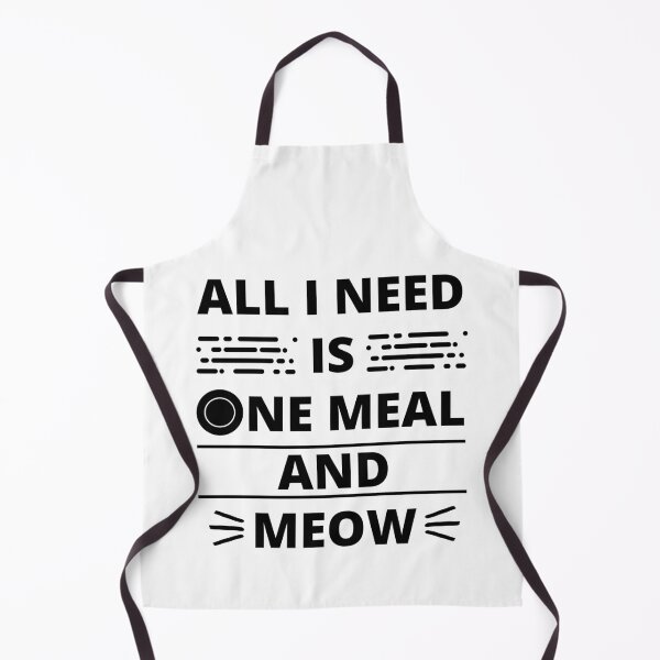 Item preview, All I Need Is One Meal And Meow designed and sold by color-garden.
