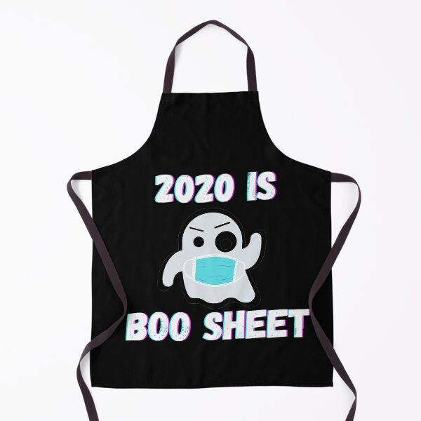 Item preview, 2020 IS BOO SHEET Angry ghost with mask for Halloween. designed and sold by Rabbitti.