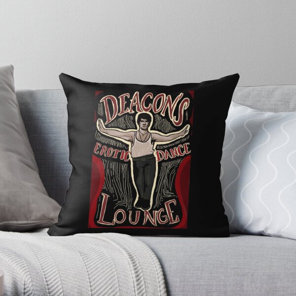 What We Do In The Shadows Deacon's Erotic Dance Lounge Throw Pillow