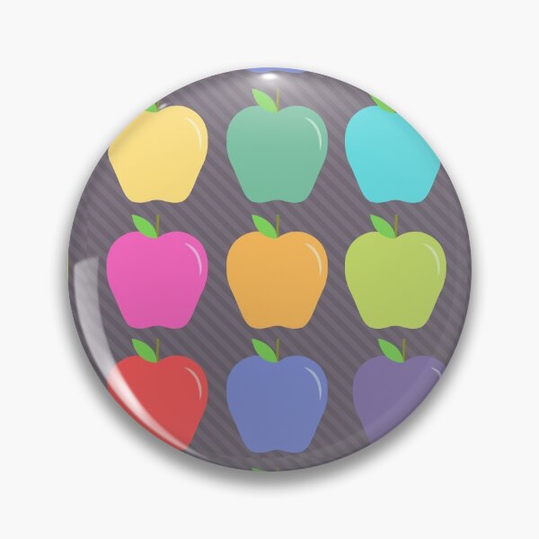 Item preview, Colorful Apples with Grey Background designed and sold by SunfullyYours.