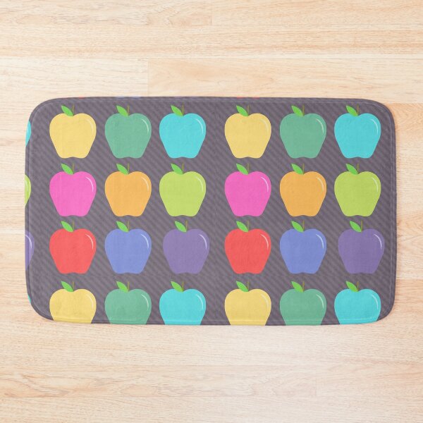 Item preview, Colorful Apples with Grey Background designed and sold by SunfullyYours.