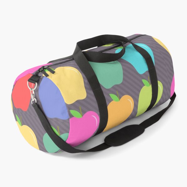 Item preview, Colorful Apples with Grey Background designed and sold by SunfullyYours.