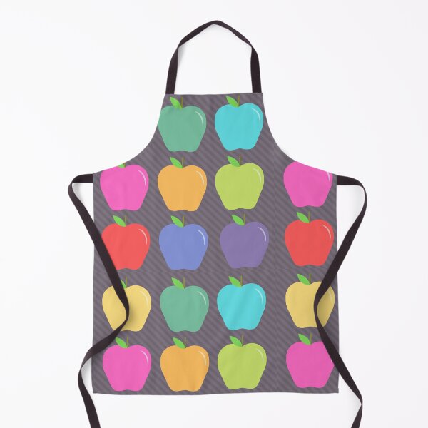 Item preview, Colorful Apples with Grey Background designed and sold by SunfullyYours.
