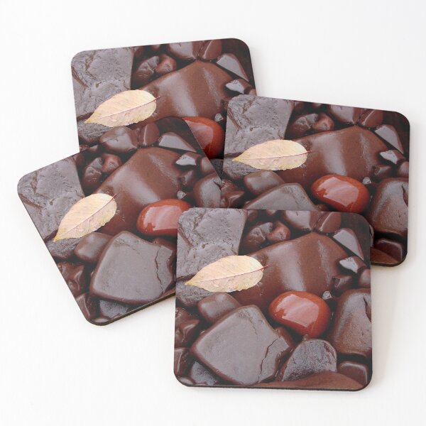 Item preview, Leaf and wet rocks designed and sold by J Rier Photography.