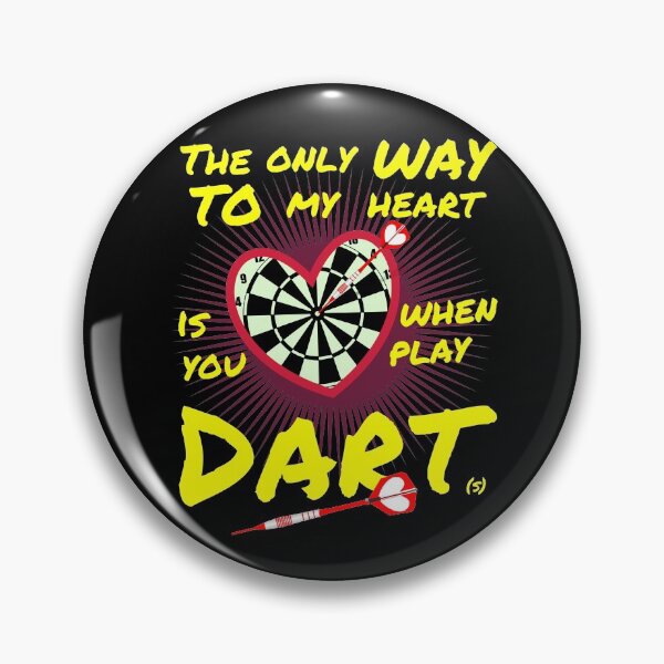 Item preview, Darts heart for dart fans designed and sold by Shirt-Scheune.