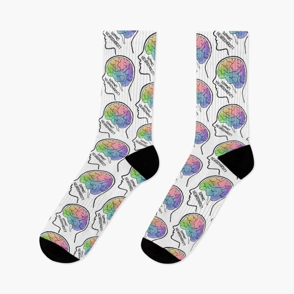 Item preview, Support Neurodiversity - Colorful Brain  designed and sold by oksanao.