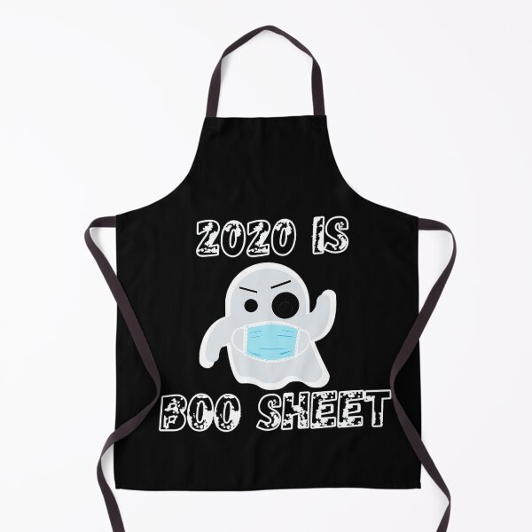 Item preview, 2020 IS BOO SHEET Angry ghost white text with mask for Halloween. designed and sold by Rabbitti.