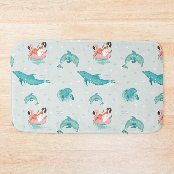 Item preview, Flamingo and Dolphins designed and sold by graphicmeyou.