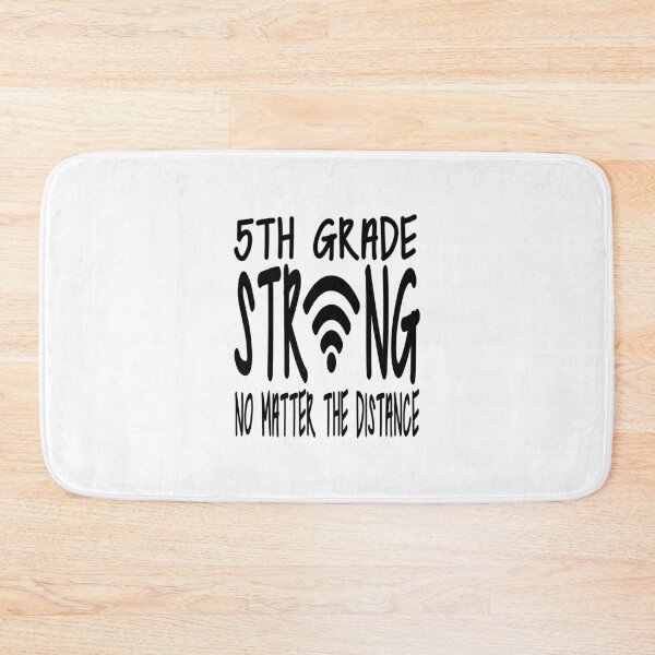 Item preview, 5th Grade Strong No Matter The Distance With Wifi Symbol Teacher Fifth Grade Online virtual School Back to school Gift designed and sold by clothesy7.