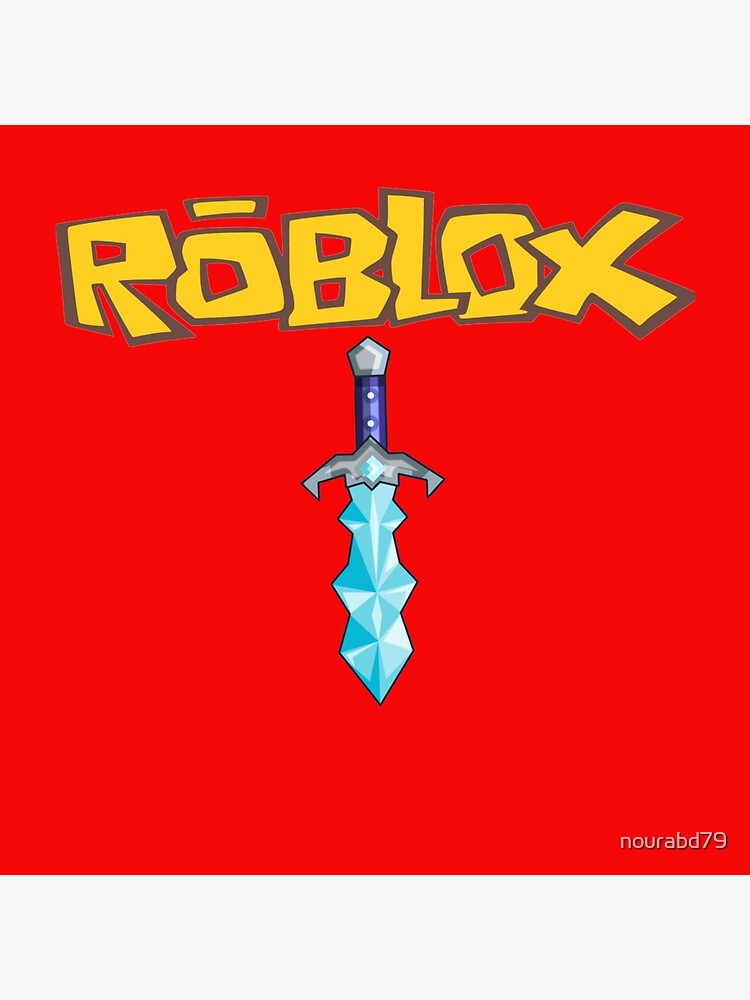 Sword Of The Roblox Art Board Print By Nourabd79 Redbubble - roblox sword back free roblox accessories