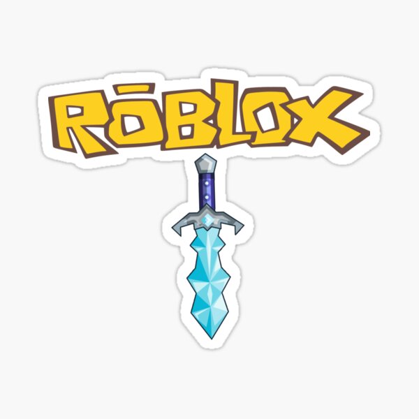 Minecraft Sword Stickers Redbubble - roblox katana decal