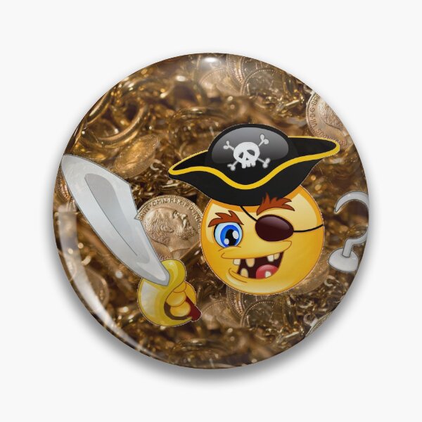 Item preview, pirate emoji designed and sold by Gossip Rag.