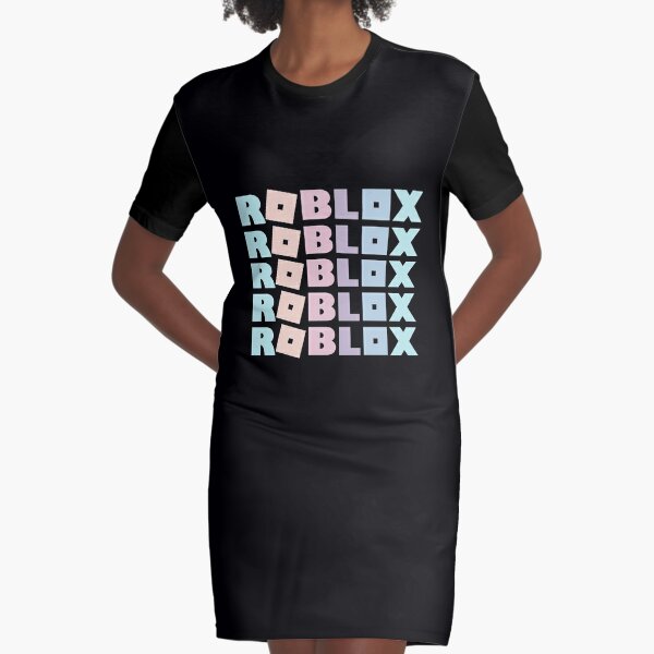 Roblox Pastel Rainbow Graphic T Shirt Dress By T Shirt Designs Redbubble - black dress with heels roblox