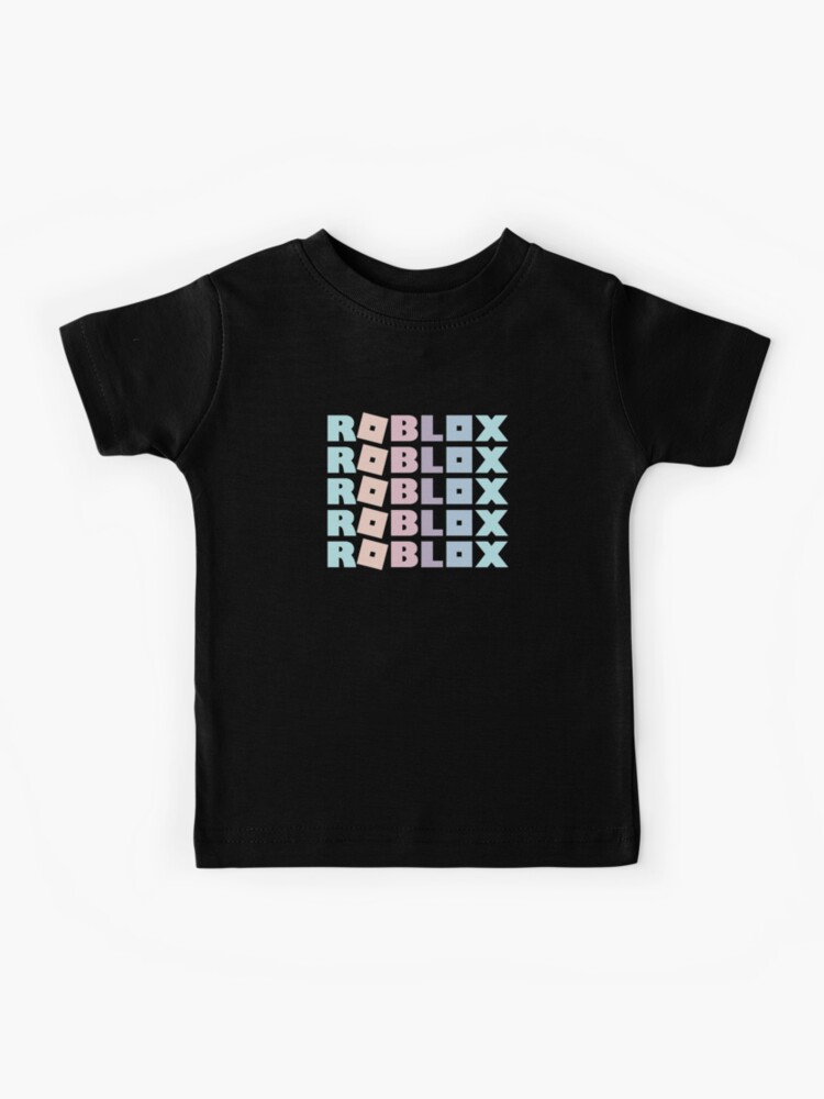 Roblox Pastel Rainbow Kids T Shirt By T Shirt Designs Redbubble - pastel yellow roblox