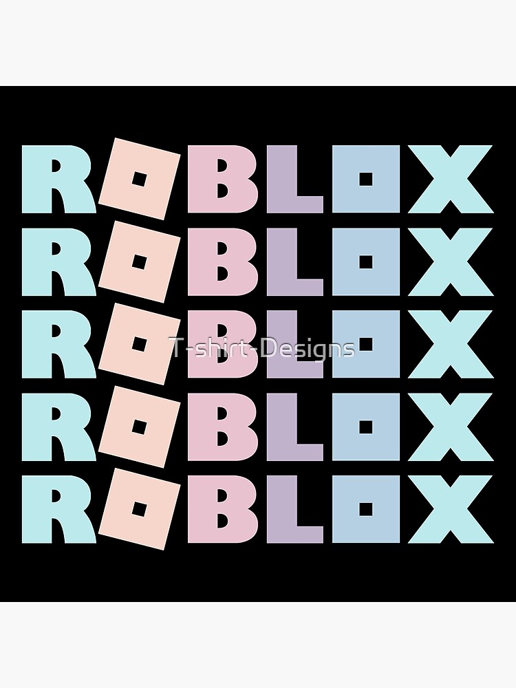 Roblox Pastel Rainbow Postcard By T Shirt Designs Redbubble - roblox logo rainbow