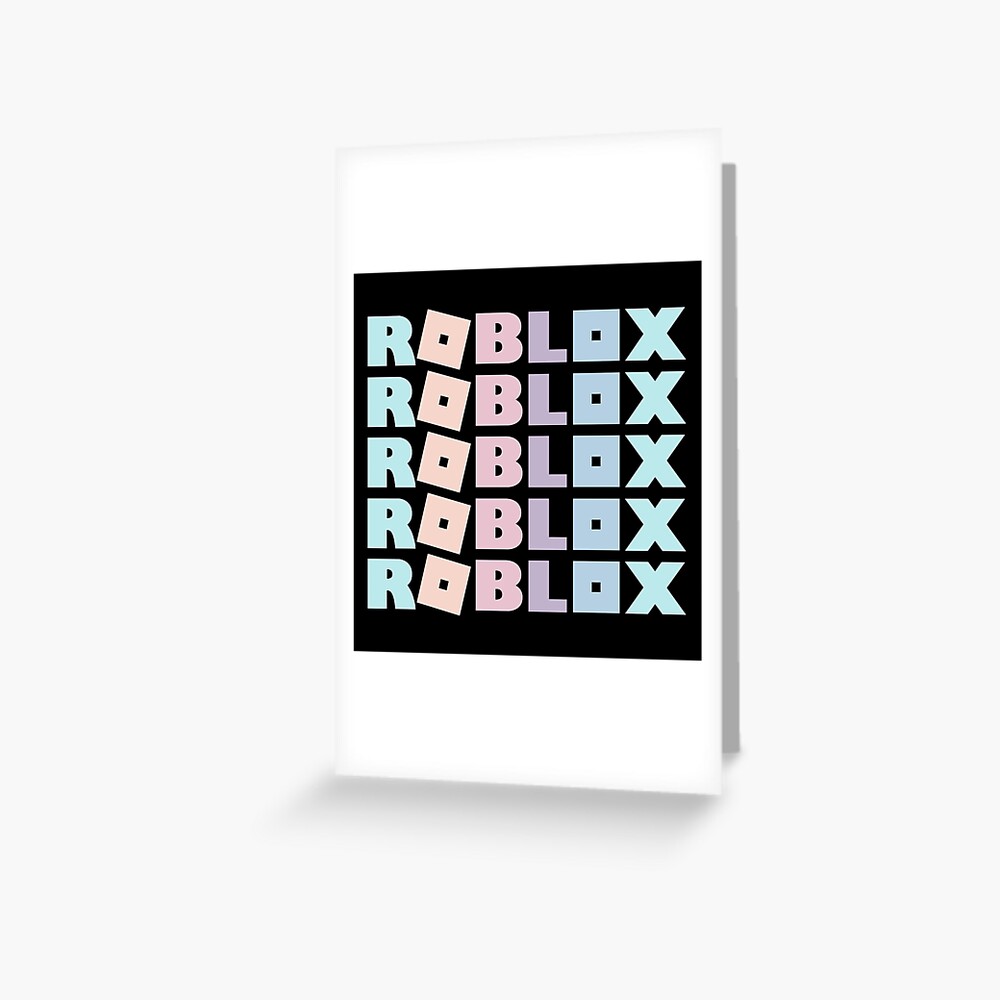 Roblox Pastel Rainbow Postcard By T Shirt Designs Redbubble - pastel roblox shirt