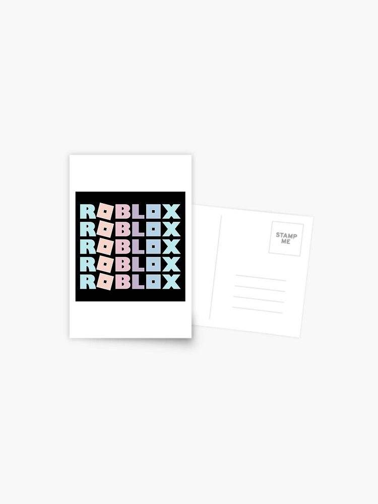 Roblox Pastel Rainbow Postcard By T Shirt Designs Redbubble - roblox shirt rainbow