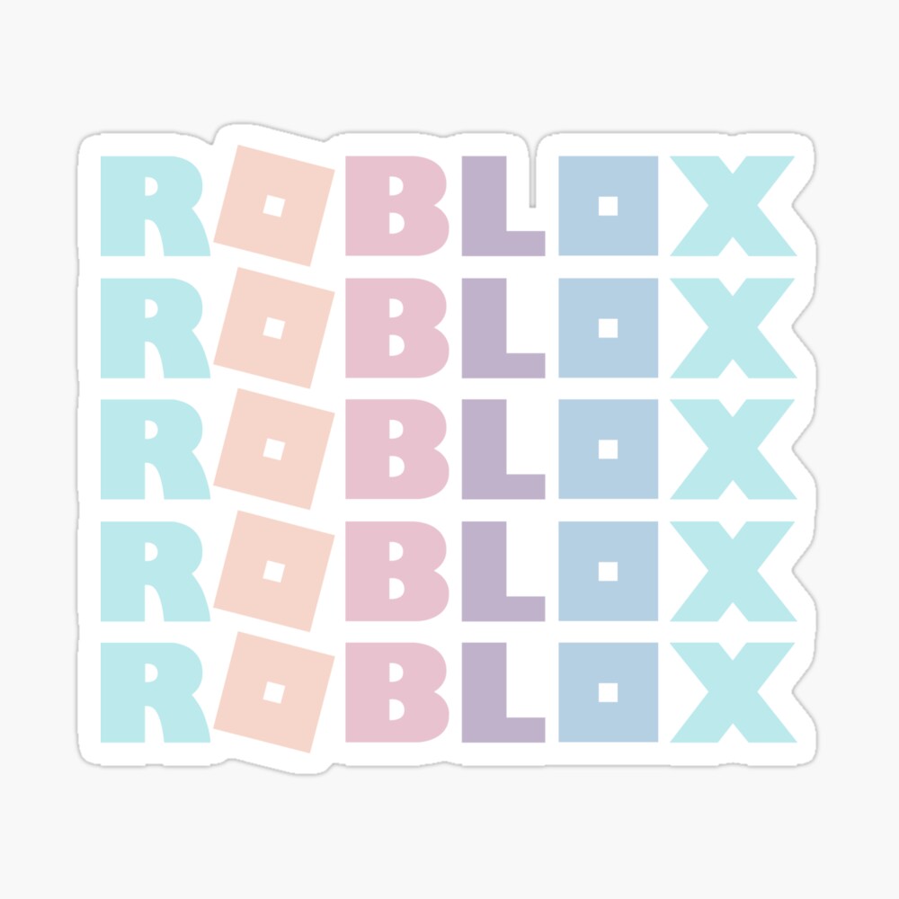 Roblox Pastel Rainbow Magnet By T Shirt Designs Redbubble - pastel blue shirt roblox
