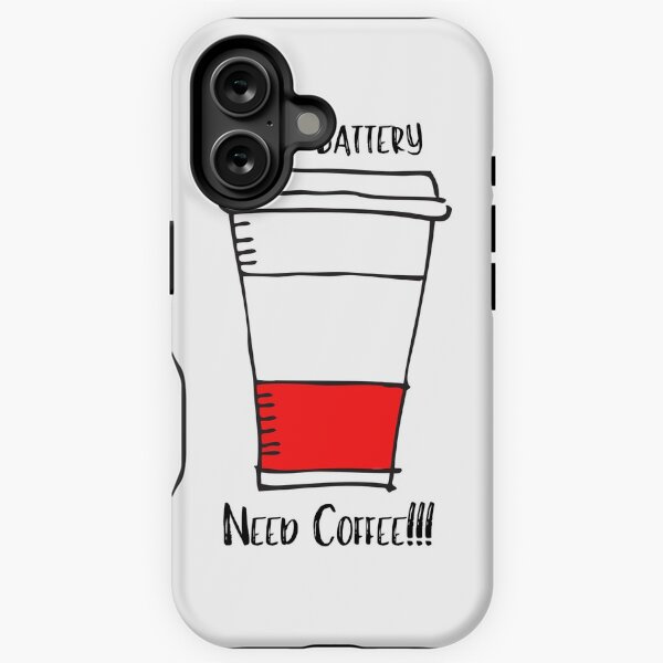 Item preview, Low Battery - Need Coffee designed and sold by bckpodtees.