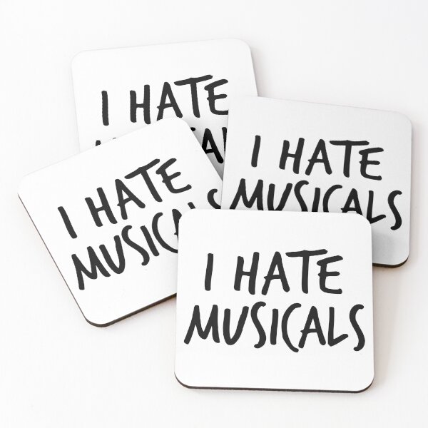 Item preview, I hate Musicals - White Lie Party designed and sold by RicardoGomes.