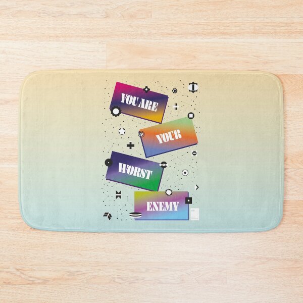 Item preview, You are your worst enemy designed and sold by quotesonposters.