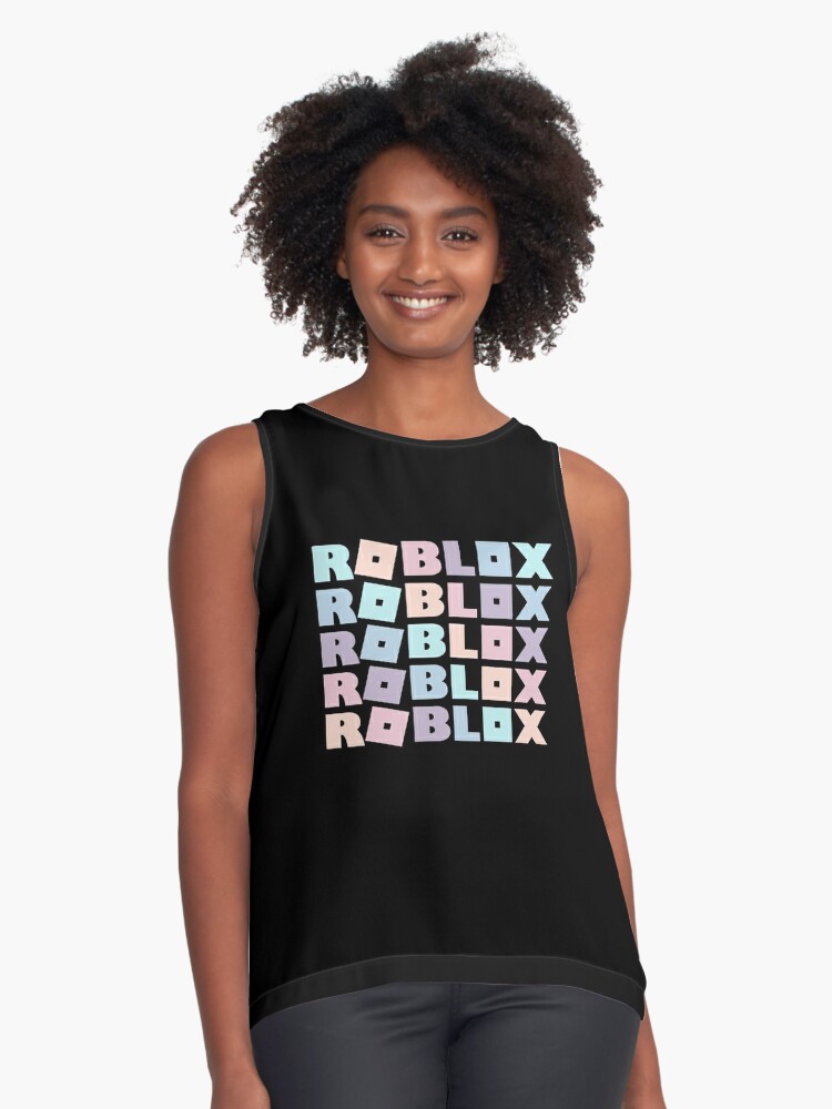 Roblox Pastel Rainbow Adopt Me Sleeveless Top By T Shirt Designs Redbubble - roblox muscle with sleeveless shirt