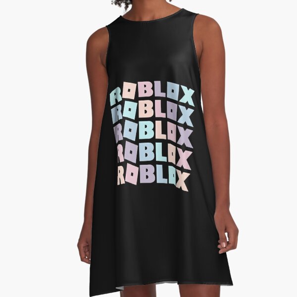 Roblox Face Dresses Redbubble - rainbow girl dress roblox