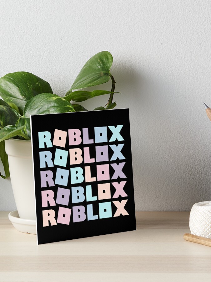Roblox Pastel Rainbow Adopt Me Art Board Print By T Shirt Designs Redbubble - pastel art roblox