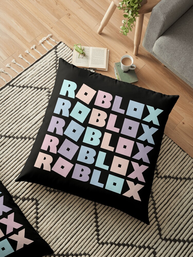 Roblox Pastel Rainbow Adopt Me Floor Pillow By T Shirt Designs Redbubble - pastel roblox shirt