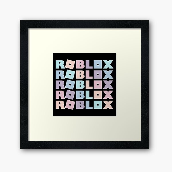 Roblox Stack Adopt Me Framed Art Print By T Shirt Designs Redbubble - rainbow suit roblox
