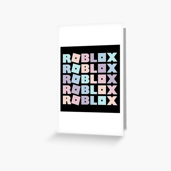 Tarjetas De Felicitacion Roblox Stack Adoptame De T Shirt Designs Redbubble - pastel cuadrado de roblox