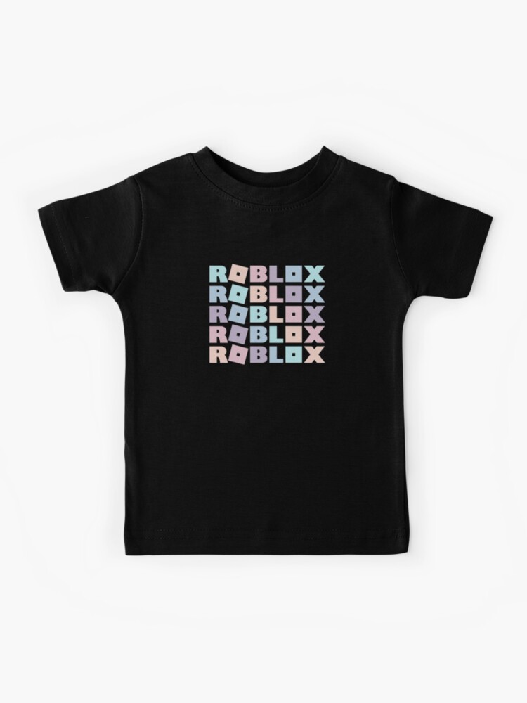 Roblox Pastel Rainbow Adopt Me Kids T Shirt By T Shirt Designs Redbubble - roblox rainbow t shirt