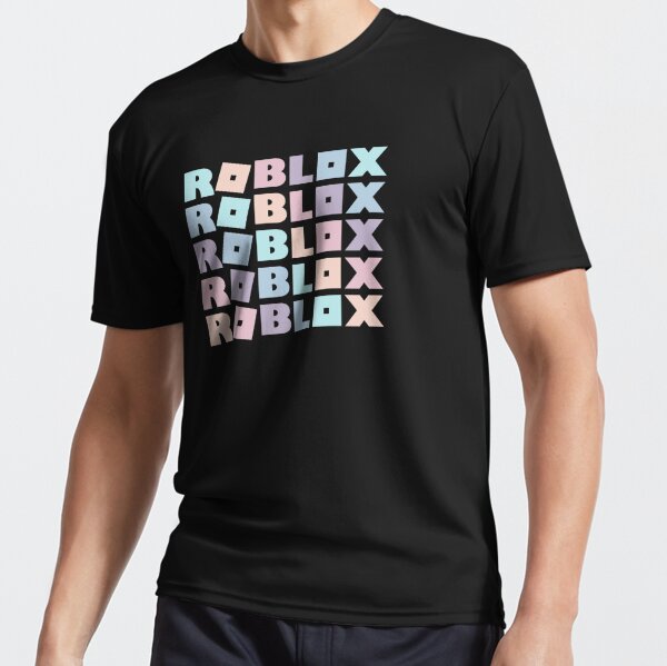 Roblox Pastel Rainbow Active T Shirt By T Shirt Designs Redbubble - pastel roblox shirt