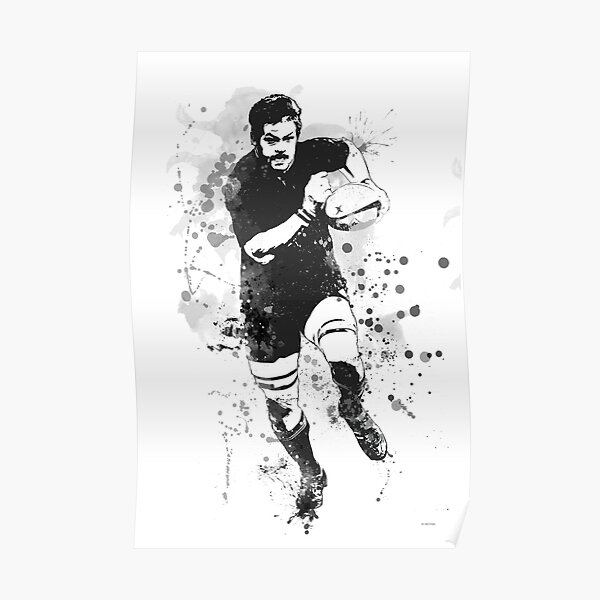 Joueur de rugby Poster