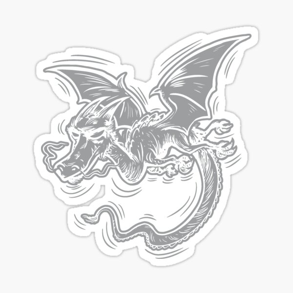 Drachen Sticker