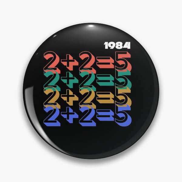 Item preview, Retro 1984 George Orwell Dystopian Brainwashing Book Inspired Design designed and sold by ravixxdesigns.