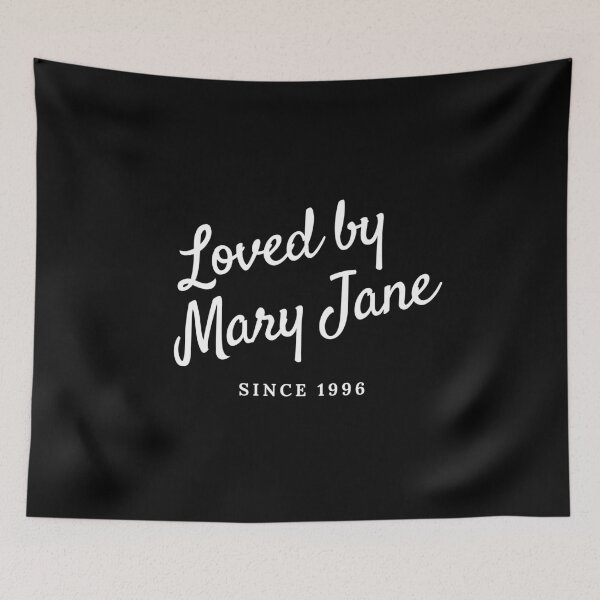 Item preview, Loved by Mary Jane Since 1996 (White) designed and sold by Dabbrina.