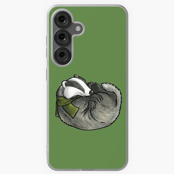 Item preview, Sleeping badger designed and sold by animalartbyjess.