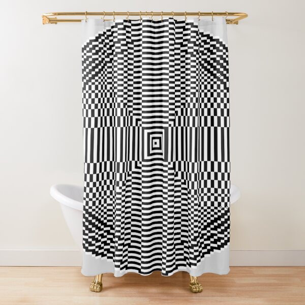 Psychedelic Art Shower Curtain