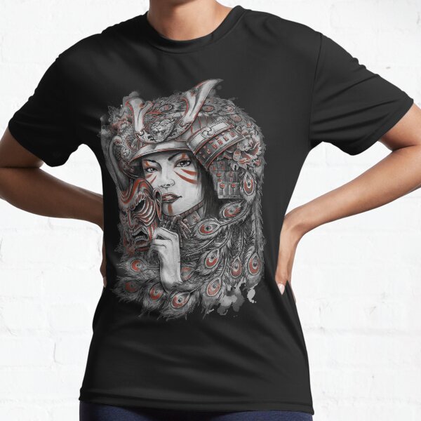 Peacock Samurai Active T-Shirt