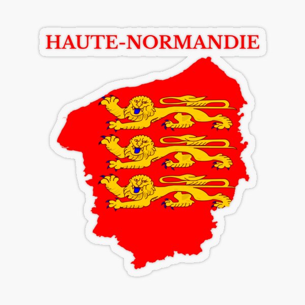 Autocollant sticker drapeau normandie normand
