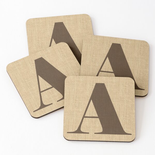 Item preview, Monogram Burlap Initial A designed and sold by Elsy's Art.