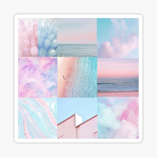 Pastel Cotton Candy MoodBoard